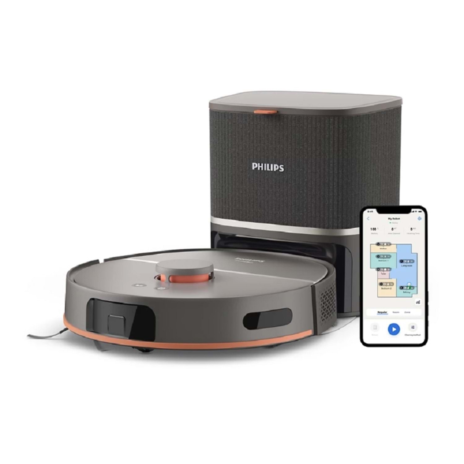 Philips HomeRun5000 Islak ve Kuru Robot Süpürge XU5100-10